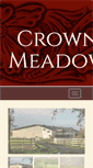 Mobile Screenshot of crownmeadow.com